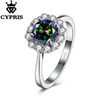 Flower Plant Style Simulated Love Ring - sparklingselections