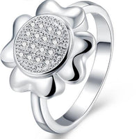 Silver Rings For Women With CZ crystal - sparklingselections