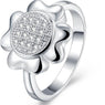 Silver Rings For Women With CZ crystal