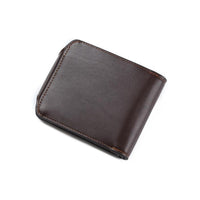 New Men Mini Leather  Business Wallet - sparklingselections