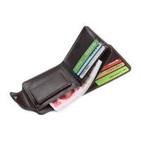 New Men Mini Leather  Business Wallet - sparklingselections