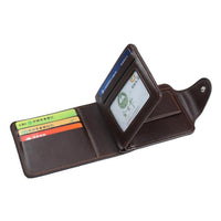 New Men Mini Leather  Business Wallet - sparklingselections