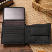 New Men Leather Credit ID Card Holder Wallet - sparklingselections