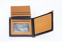 New Fashion Men Style Cross Leather Wallets - sparklingselections