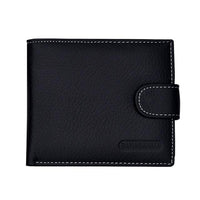 New Fashion Men Short Bifold Business Leather Wallet - sparklingselections