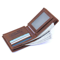 New Men Leather Multi Storage Wallet - sparklingselections