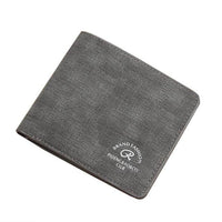 New Men Stylish Solid Color Leather Wallet - sparklingselections