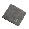 New Men Stylish Solid Color Leather Wallet