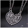 Fashion Friendship Broken Heart Pendants Necklaces