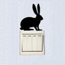 Removable Bunny Rabbit Vinyl Switch Sticker