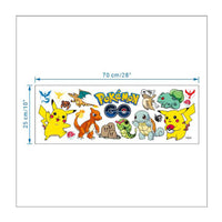 Cartoon Pokemon Go Wall Stickers for Kids Rooms
