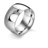 Men Women Titanium Stainless Steel Band Ring - sparklingselections