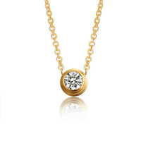 Fashion Crystal Elegant Gold Pendant Necklace - sparklingselections