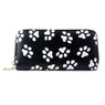 New Women Dog Foot Printed Leather Wallet