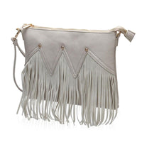 Women Leather Chain Shoulder Clutch Bag - sparklingselections