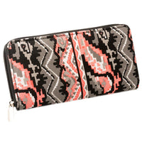 New Fashion Women Tribal Printed Charm Wallet - sparklingselections