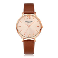 Leather Analog Quartz Wrist Watch For Men - sparklingselections