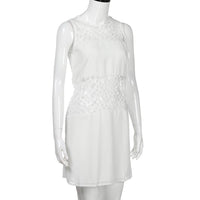 New Women Summer style Loose O-Neck  Short Mini Dress - sparklingselections