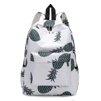 New Female Pineapple Printed School Bag - sparklingselections