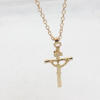 Ascending Men Jesus Cross Necklace - sparklingselections