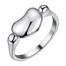 Silver Heart Shape  Wedding Anniversary Engagement Ring For Women