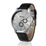 Fashion Retro Design Leather Band Analog Quartz Wrist Watch