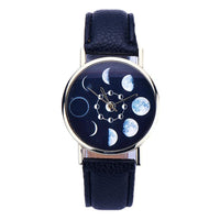 New Stylish Lunar Eclipse Pattern Quartz Wrist Watch - sparklingselections