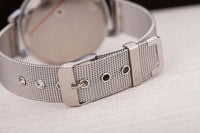 New Women Round Luxury Stainless Steel Quartz Watch - sparklingselections