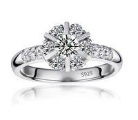 Silver Color ring with AAA Zircon  For Women - sparklingselections