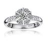 Silver Color ring with AAA Zircon  For Women