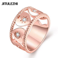 Women Rose Gold Plating Nice Rings - sparklingselections