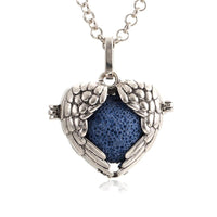 Vintage Silver Love Heart Necklace Antique Pendant Jewelry - sparklingselections