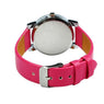 New Women Dial Clock Leather Round Case Quartz Watch