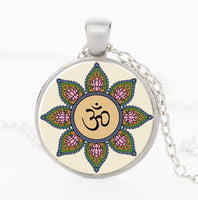 Kaleidoscope Buddhism Mandala Necklace - sparklingselections