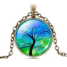 Tree Design Pendant Necklaces Beautiful Jewelry For Girls