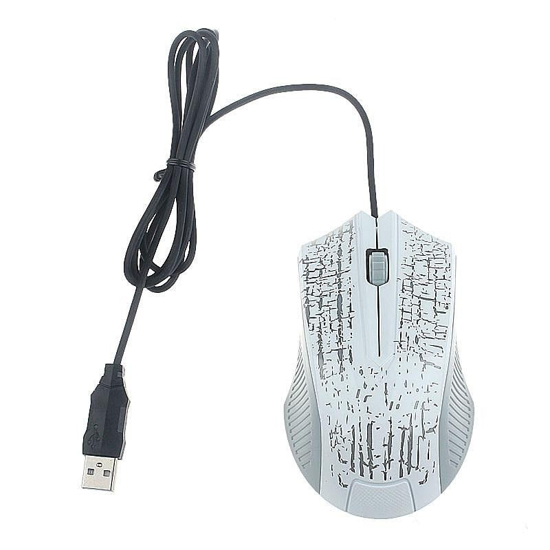 New Colorful LED Optical Wired Gaming Mouse For PC – sparklingselections