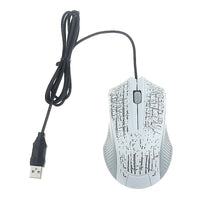 New Colorful LED Optical Wired Gaming Mouse For PC - sparklingselections