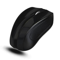 Desktop Black Mouse With Wireless Optical Gaming - sparklingselections