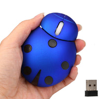 New Beetle Design Wireless Usb Optional Mouse - sparklingselections