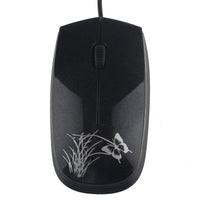 New Fashion USB 2.0 Wired Mini Optical LED Mouse - sparklingselections