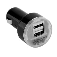 Mini Dual 2 Port USB Car Power Charger Adapter DC 12 - 24V for iPhone6/6PLUS 5S For iPod - sparklingselections