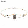 new stylish Tree of Life Natural Amazonite Stone Beads Choker Necklace