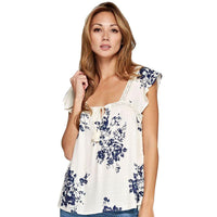 New Women Fashion Floral Printed Sleeveless top - sparklingselections