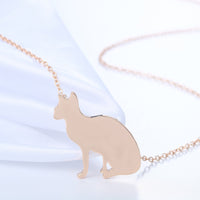 Cat Animal Pendant Necklace for women