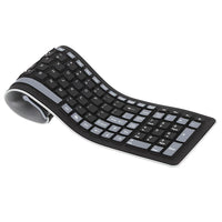 New USB Portable Mini Flexible Roll Up Soft Silicone Keyboard - sparklingselections