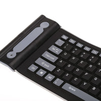 New USB Portable Mini Flexible Roll Up Soft Silicone Keyboard - sparklingselections