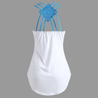 New Women cross Bandages Sleeveless Tops - sparklingselections