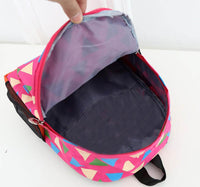 New Triangle Printed Design Casual Zipper Bags - sparklingselections
