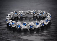 Delicate  Rhinestones Tennis Bracelet For Woman - sparklingselections