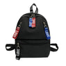 New Fashion Ribbon Decoration Zipper Shoulder Backpack